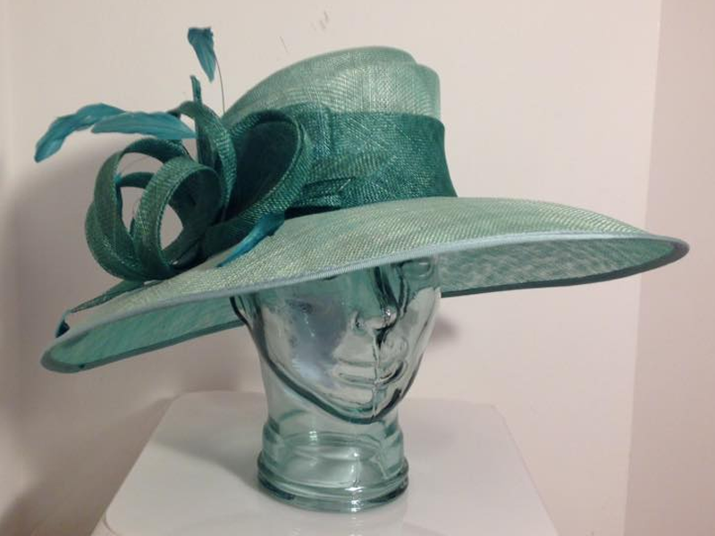 Aqua and Jade Hat