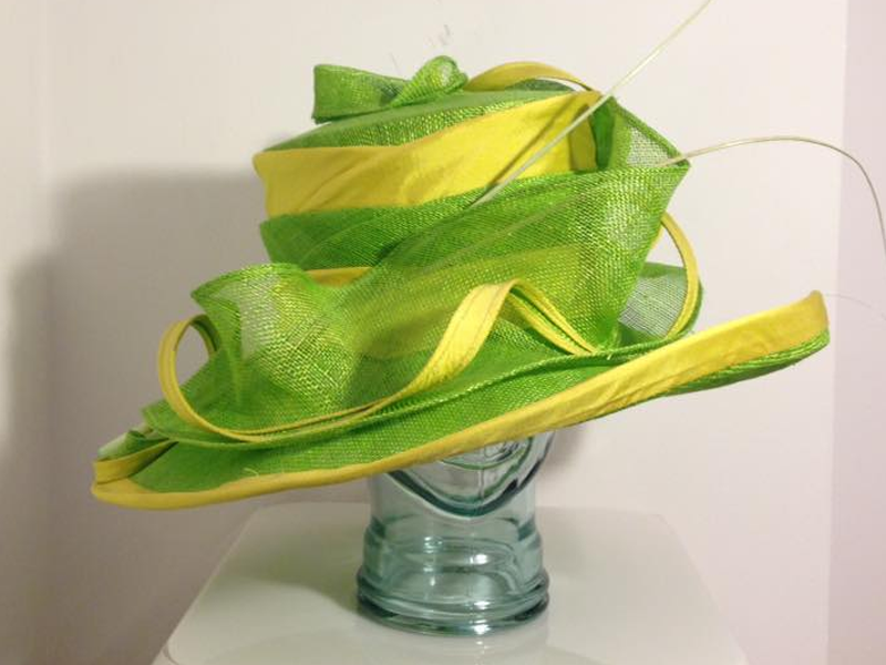 Lime Green and Yellow Hat
